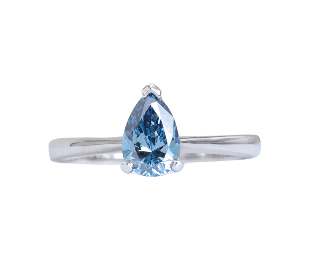 14K WHITE GOLD RING