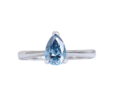 14K WHITE GOLD RING