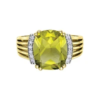 BAGUE OR JAUNE 10K