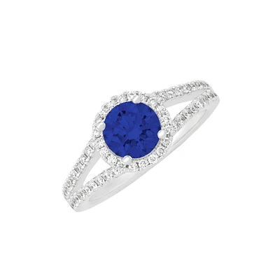 14K WHITE GOLD RING