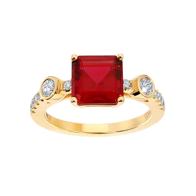 BAGUE OR JAUNE 14K