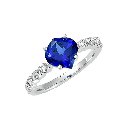 14K WHITE GOLD RING