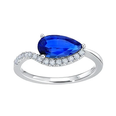 14K WHITE GOLD RING