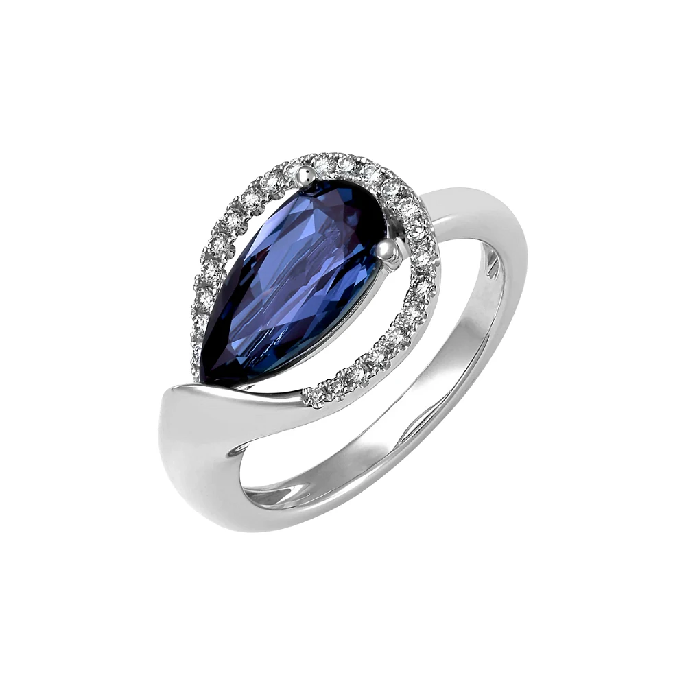 14K WHITE GOLD RING