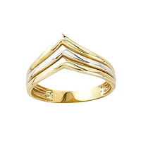 10K 2 TONE GOLD RING