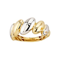 BAGUE OR JAUNE 10K