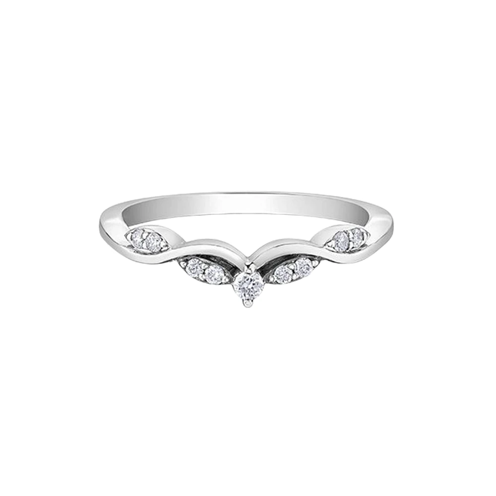 10K WHITE GOLD RING