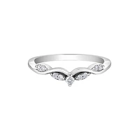 10K WHITE GOLD RING