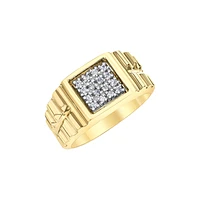 BAGUE POUR HOMME EN OR 10K