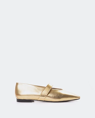 L'INTERVALLE Flordeliz Women's Shoe Ballerina Gold Leather