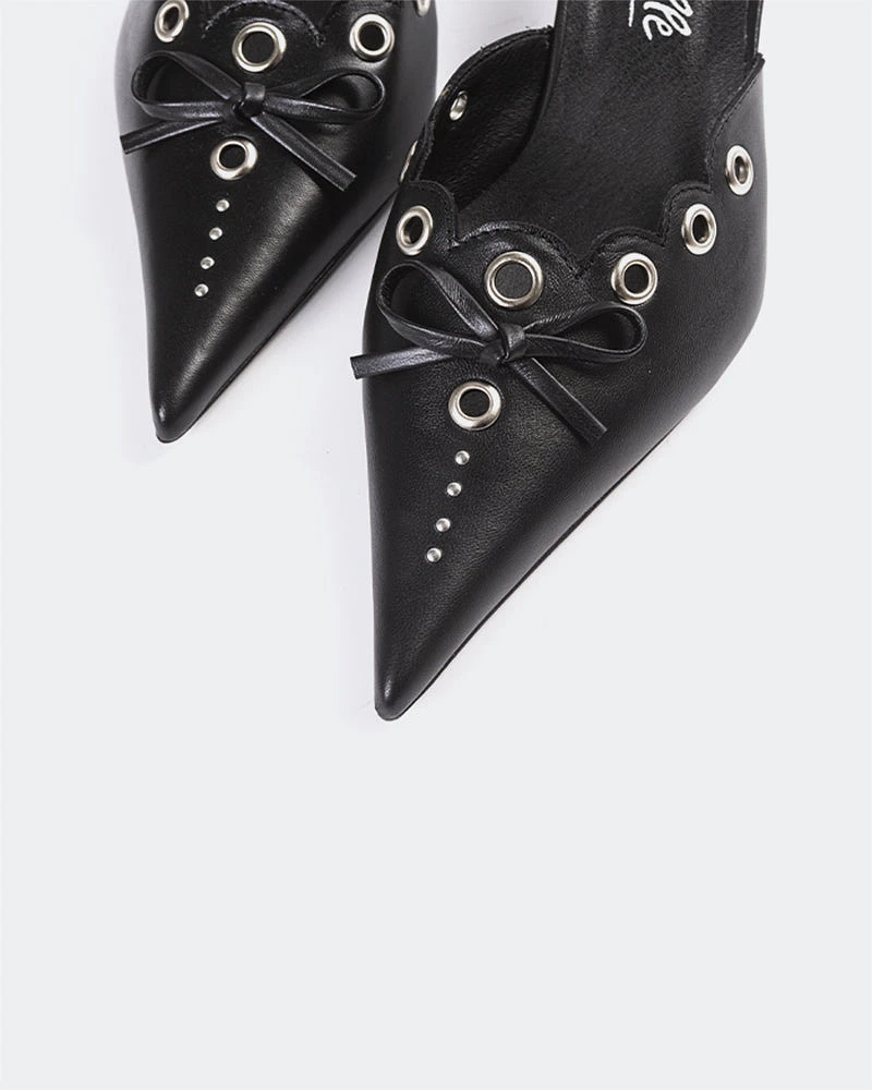 L'INTERVALLE Melba Women's Shoe Mid Heel Mules Leather