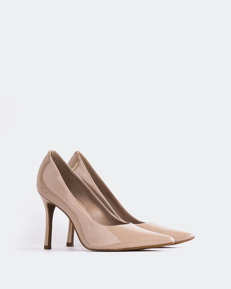 L'INTERVALLE Moraya Women's Shoe High Heel Pump Nude Patent