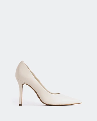 L'INTERVALLE Moraya Women's Shoe High Heel Pump Off White Leather