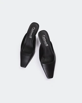 L'INTERVALLE Nostrand Women's Shoe Mid Heel Mule Leather