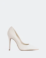 L'INTERVALLE Teeva Women's Shoe High Heel Pump Off White Leather