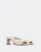 L'INTERVALLE Visalia Women's Shoe Mule Sandal Off White Naplack