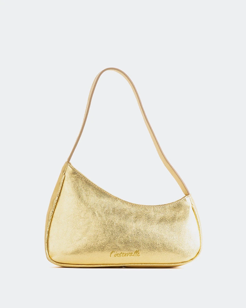 L'INTERVALLE Zetian Women's Handbag Shoulder Bag Gold Metal