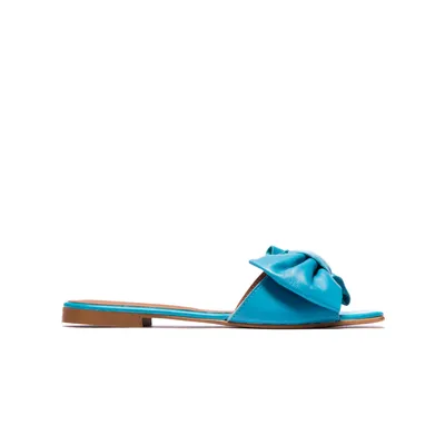 Ourania Turquoise Leather