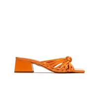 Damira Orange Leather