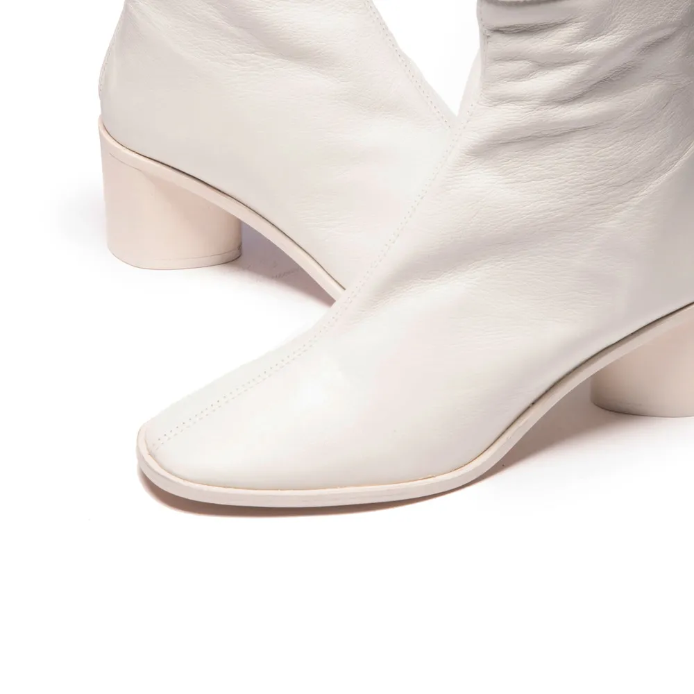 Rossio White Leather