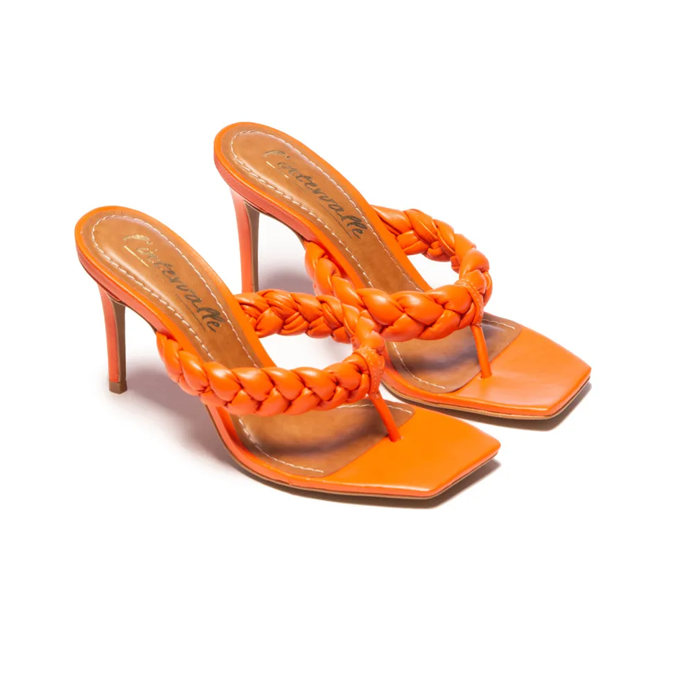 Nerine Orange Leather