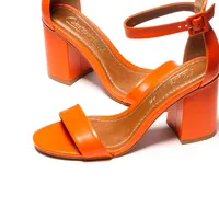 Paradiso Orange Leather