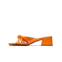 Damira Orange Leather