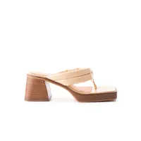 Rambla Nude Leather