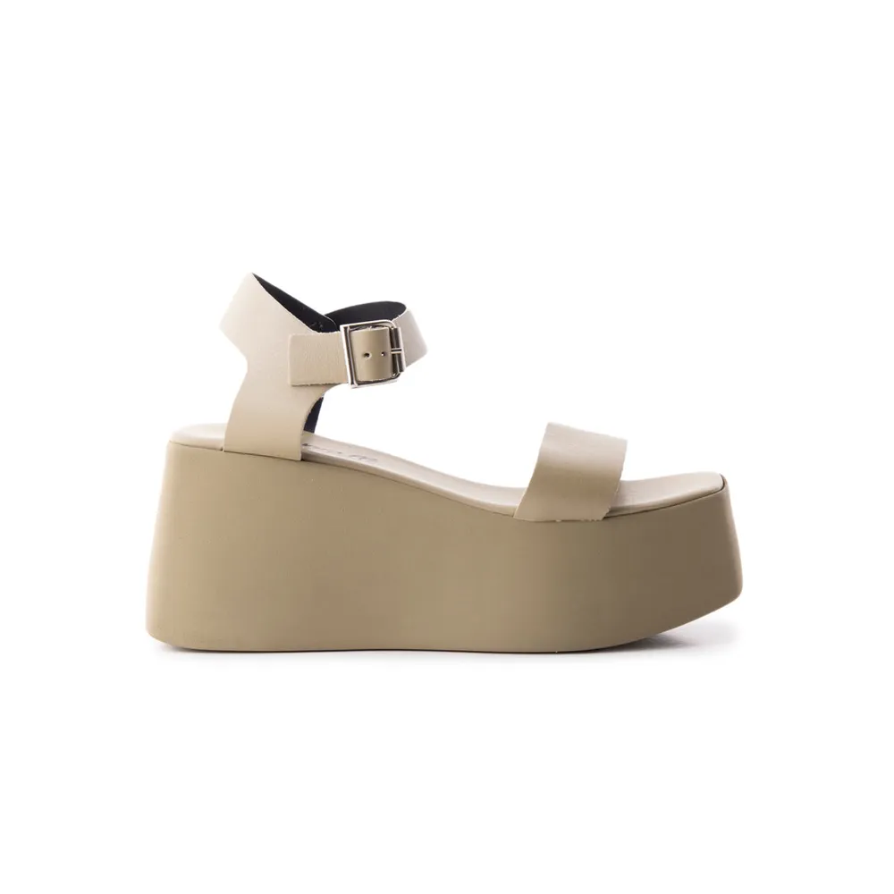 Chaton Light Khaki Leather