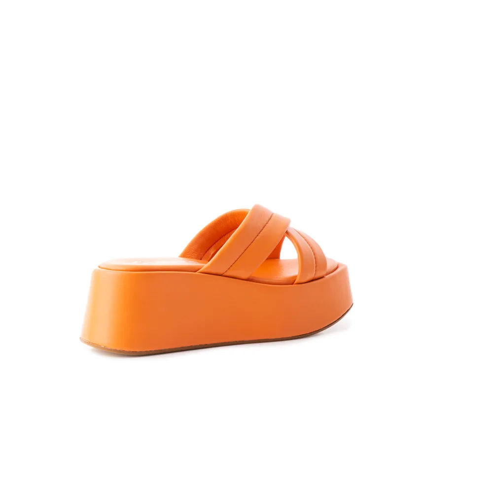 Sacra Orange Leather