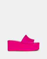 Cathedral, Fucshia Leather/Cuir