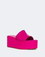 Cathedral, Fucshia Leather/Cuir