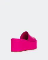 Cathedral, Fucshia Leather/Cuir