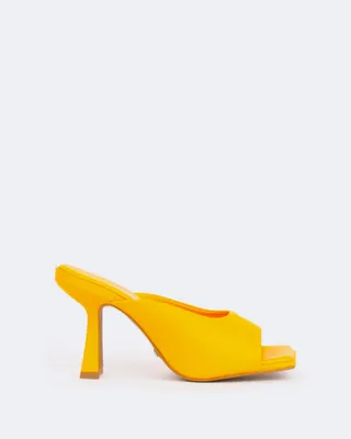 Noella, Orange Leather/Cuir