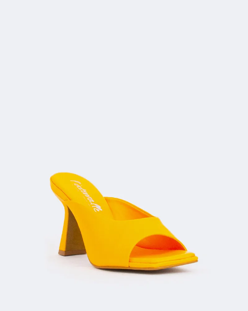 Noella, Orange Leather/Cuir