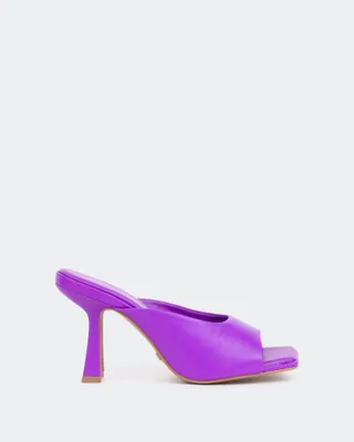 Noella, Purple Leather/Cuir Violet