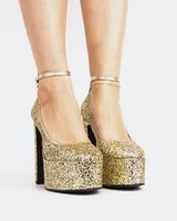 Runway Gold Glitter