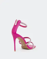 Shamari, Fucshia Leather/Cuir