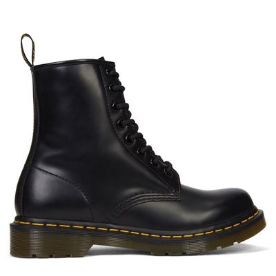 Dr. Martens Women's Classic Leather 1460 8-Eye Boots Black Leather,