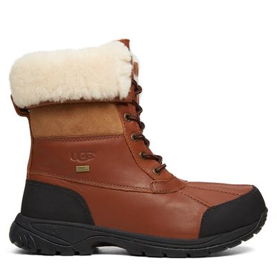 UGG Men's 5521 Butte Waterproof Boots Cognac, Leather