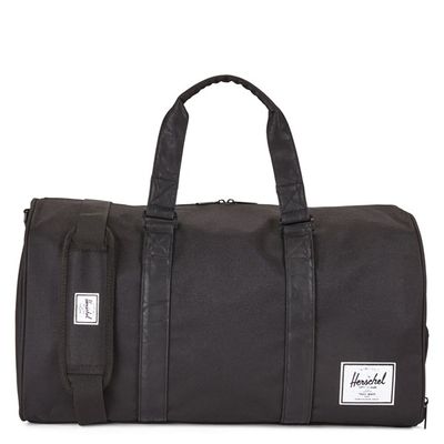 Herschel Supply Co. Novel Weekender Duffle Bag in Black Patent, Mesh