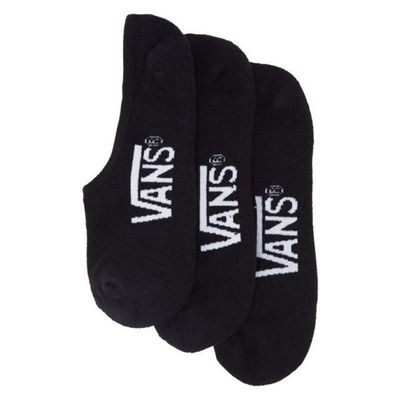 Vans Men's Classic Super No-Show Socks in Black, Cotton