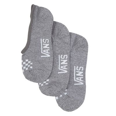 Vans Women's Basic Canoodle No-Show Socks in Gray, Cotton