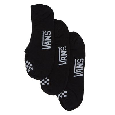 Vans Women's Basic Canoodle Socks in Black White, Cotton