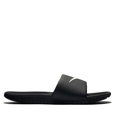 Nike Men's Kawa Slide Sandals Black, Leather