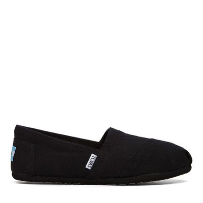 Toms Women's Alpargata Slip-Ons Black, Canvas