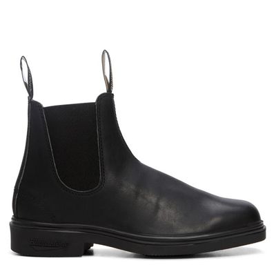 Blundstone 068 Chisel Toe Chelsea Boots Black, Womens / Mens Aus Leather