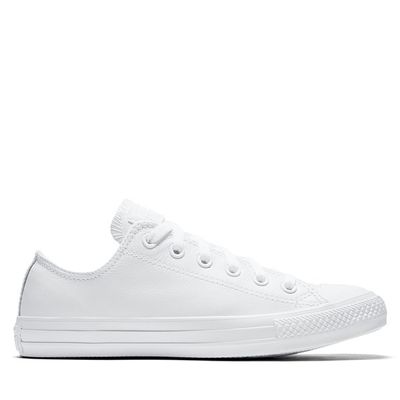 Converse Chuck Taylor All Star Mono Leather Sneakers White, Womens / Mens