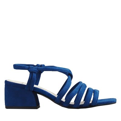 Sandales Saide bleues à lanières pour femmes en Blue, taille 10 - Vagabond Shoemakers