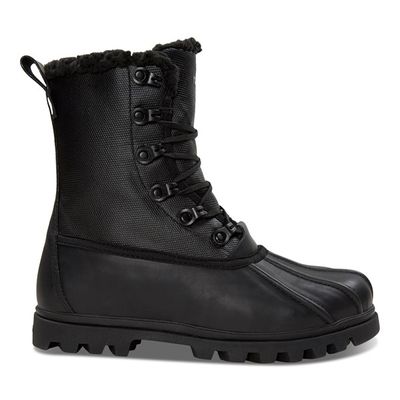 Native Women's Jimmy  Winter Boots in Black, Size 4, Canvas | Metropolis  at Metrotown